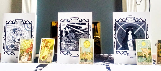 Handmade Tarot-inspired Cards Bundle